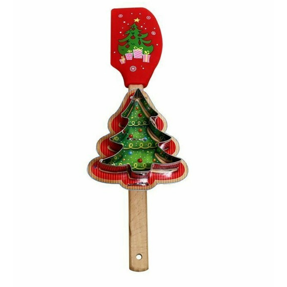 Christmas Gift Set Spatula & Cookie Cutter